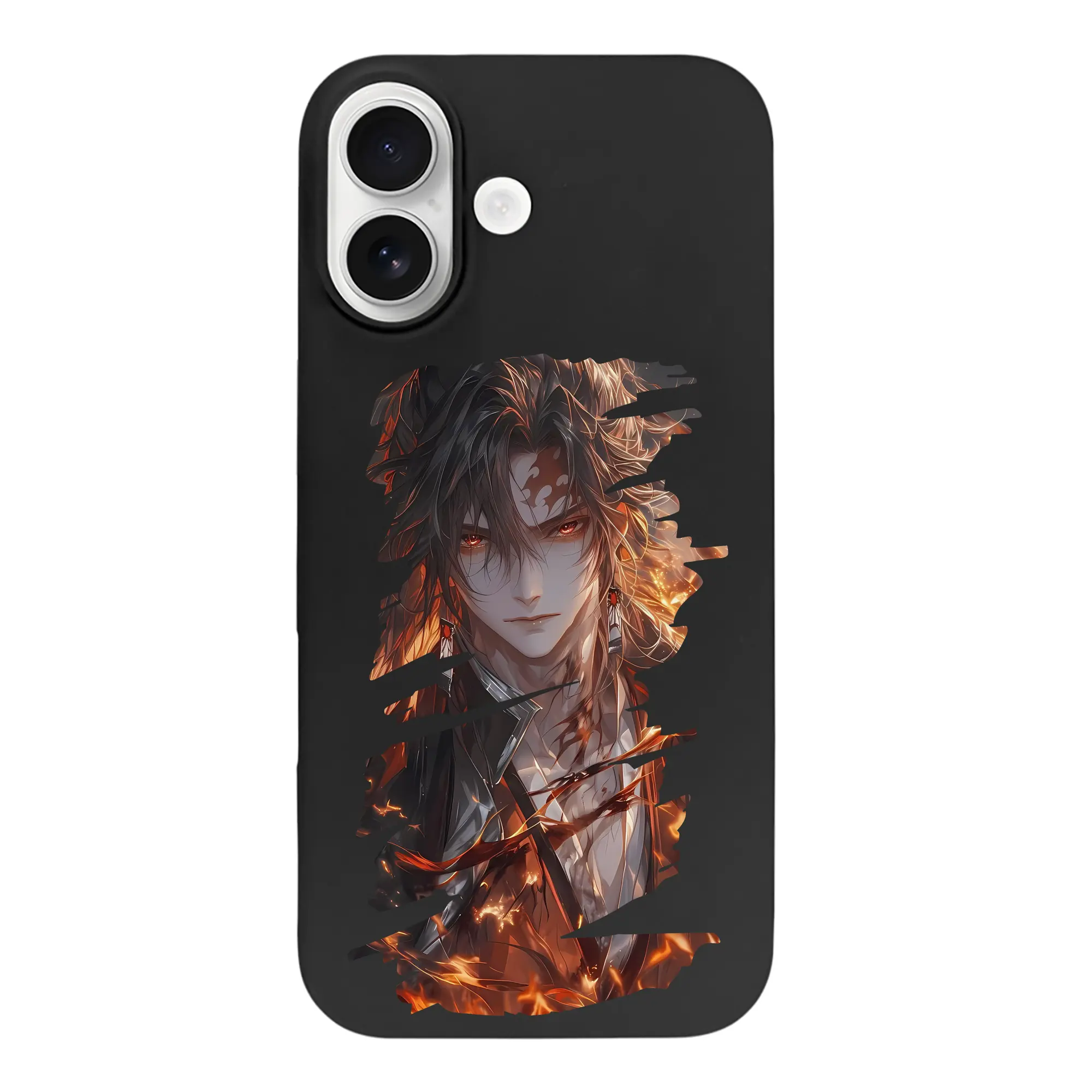 鬼滅の刃 グッズ,継国 縁壱 - iPhone 17 シリーズ シリコンケース 薄型 耐衝撃 指紋防止 ソフトタッチカバー 精密フィット 傷防止 保護ケース iPhone 17/17 Air/17 Pro/17 Pro Max 対応